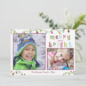 明メリーるい2枚の写真、ピンクのアクセント シーズンカード (スタンド正面)