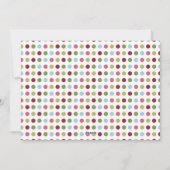 明メリーるい2枚の写真、ピンクのアクセント シーズンカード (裏面)