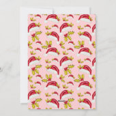 明メリーるい3家族の写真レトロクリスマス シーズンカード (裏面)