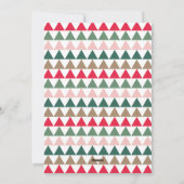 明メリーるい4フォトホリデーカード – 白 シーズンカード (裏面)