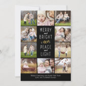明メリーるい、平和と光 | クリスマスフォト シーズンカード (正面)
