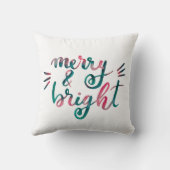 明メリーるい – 緑とピンク クッション (裏面)