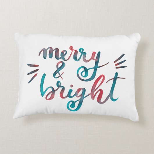 明メリーるい – 緑と赤 アクセントクッション (裏面)