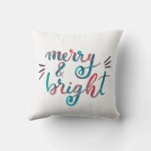 明メリーるい – 緑と赤 クッション (裏面)