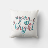 明メリーるい – 緑と赤 クッション (正面)