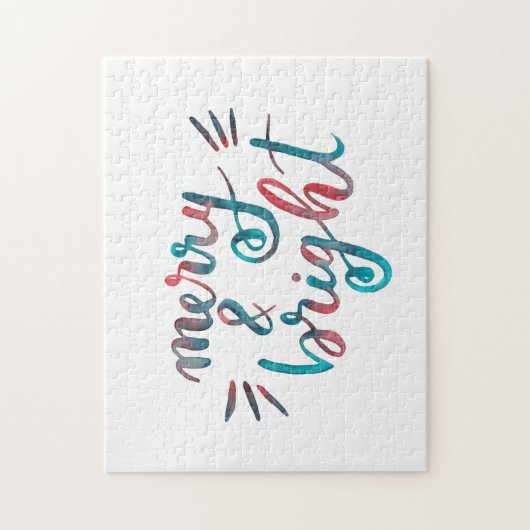 明メリーるい – 緑と赤 ジグソーパズル (縦)