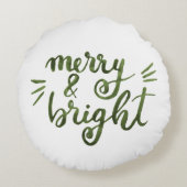 明メリーるい – 緑 ラウンドクッション (裏面)