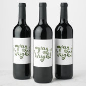 明メリーるい – 緑 ワインラベル (ボトル)