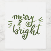 明メリーるい – 緑 ワインラベル (シングルラベル)