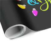 *~*明メリーるいAP44ネオンクリスマスライト ラッピングペーパー (ロールコーナー)