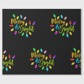 *~*明メリーるいAP44ネオンクリスマスライト ラッピングペーパー (フラット)