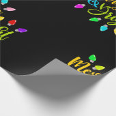 *~*明メリーるいAP44ネオンクリスマスライト ラッピングペーパー (角)