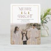 明メリーるく、シンプルの埃モダンっぽいバラXマス シーズンカード (スタンド正面)