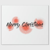 明モダンるいよくはしゃぐデザイン「メリークリスマス」 ラッピングペーパー (フラット)