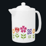 明モダンるいカラフル春の花<br><div class="desc">明るい色の花のはっきりした列。</div>