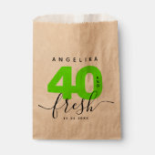 明モダンるいガーリーグリーン40とフレッシュ フェイバーバッグ (正面)