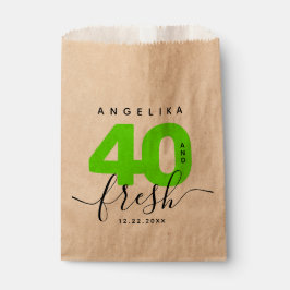 明モダンるいガーリーグリーン40とフレッシュ フェイバーバッグ