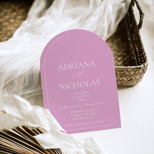 明モダンるいピ結婚ンク 招待状