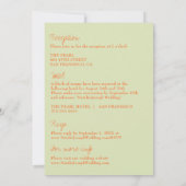 明モダンるい結婚の 招待状 (裏面)