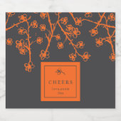 明モダンるい花 ビールラベル (シングルラベル)