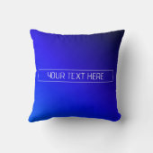 明モダンるい青と紫のグラデーシグラデーションョン クッション (裏面)