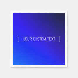 明モダンるい青と紫のグラデーシグラデーションョン スタンダードカクテルナプキン