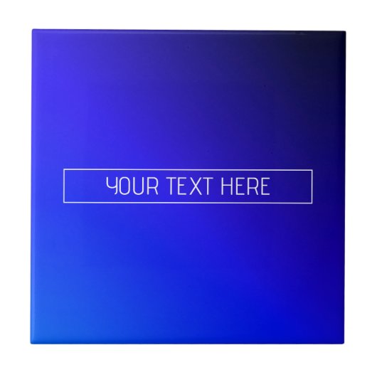 明モダンるい青と紫のグラデーシグラデーションョン タイル (正面)