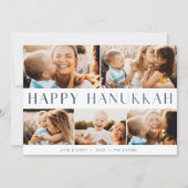 明モダンるい |エレガントハヌカー5フォトコラージュ シーズンカード (正面)