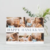 明モダンるい |エレガントハヌカー5フォトコラージュ シーズンカード (スタンド正面)