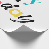 明モダンるい「ハッピーバースデー」デザイン ラッピングペーパー (角)