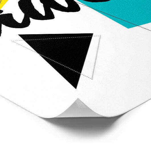 明モダンるくトレンディーの都市のデザイン素晴らし" ポスター (角)