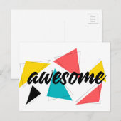 明モダンるくトレンディーの都市のデザイン素晴らし" ポストカード (正面/裏面)