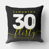 明モダンガーリーるい黄色30と気のあるそぶりをした クッション (裏面)