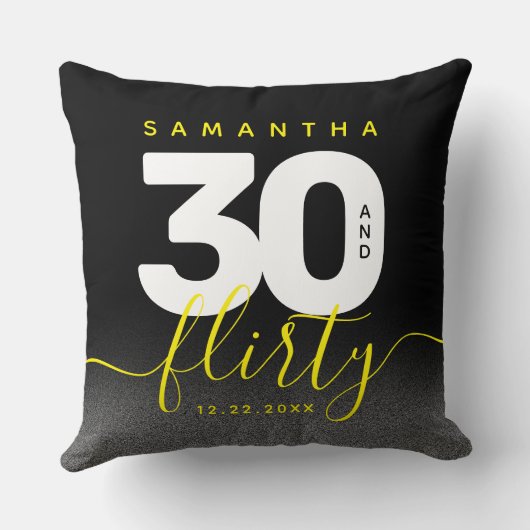 明モダンガーリーるい黄色30と気のあるそぶりをした クッション (裏面)