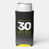 明モダンガーリーるい黄色30と気のあるそぶりをした スリム缶クーラー (Seltzer正面)