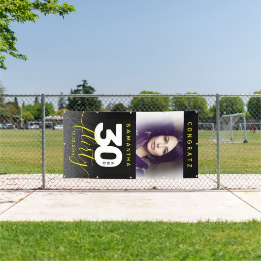 明モダンガーリーるい黄色30と気のあるそぶりをした 横断幕 (インサイチュ)