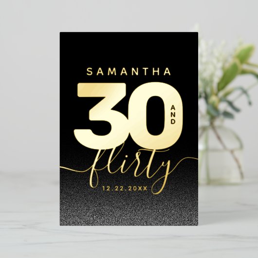 明モダンガーリーるい黄色30と気のあるそぶりをした 箔招待状 (立ち正面)