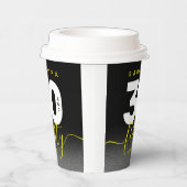 明モダンガーリーるい黄色30と気のあるそぶりをした 紙コップ (右)