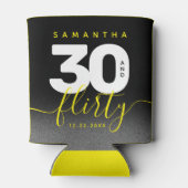 明モダンガーリーるい黄色30と気のあるそぶりをした 缶クーラー (裏面)