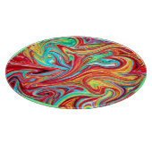 明ユニークるい色パタ絵画ーン買今 カッティングボード (角)