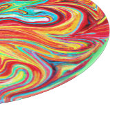 明ユニークるい色パタ絵画ーン買今 カッティングボード (角)