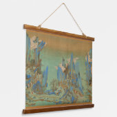 明中国の朝の旅の舒淇風景 吊り下げ型タペストリー (傾斜あり)