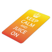 明保るい冷蔵庫用マグネットに穏やかでジュース マグネット (左側)