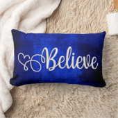 明信じるい王室の青の上 – Lumbar枕 ランバークッション (ブランケット)