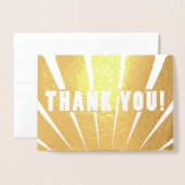 明光線 | サンキュー! 箔カード (封筒付き正面)