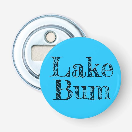 明動揺してるい青の黒LAKE BUMタイプ | 栓抜き (正面)