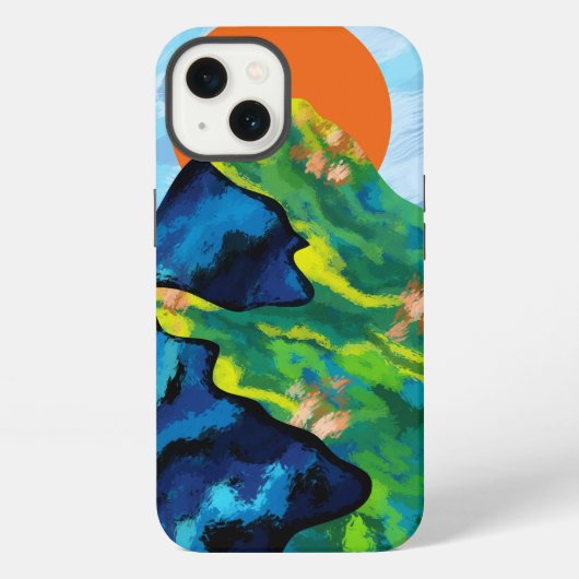 明地平線 iPhoneケース (裏面)