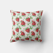 明夏イチゴ模様 クッション (裏面)