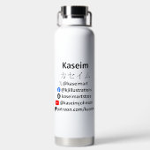 明子アットホームウォーターボトル ウォーターボトル (背面)