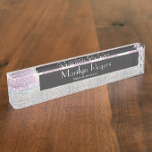 明度生命の樹 デスクネームプレート (側面)